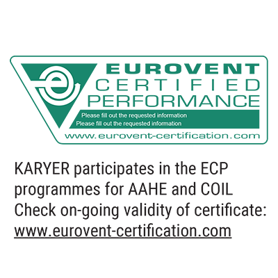 Certificat de Performance EUROVENT